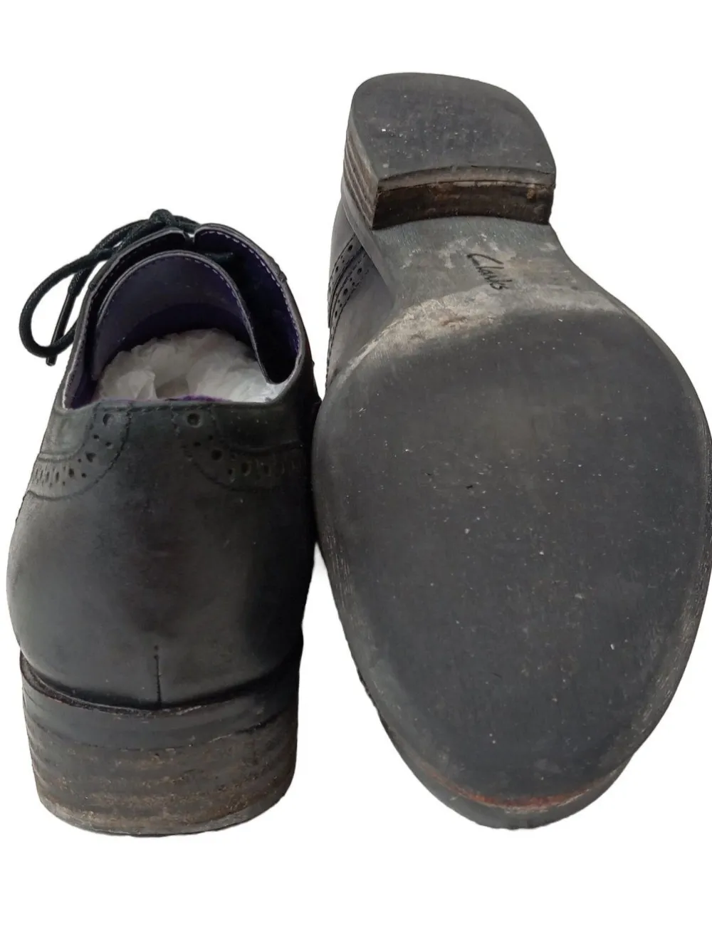 Businessschuhe>Clarks Richelieus Größe 40 schwarz