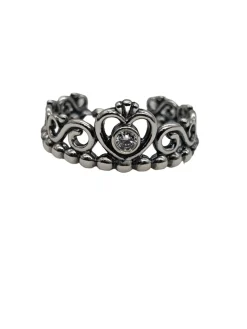 Ringe>Pandora Ring mit Zierstein Größe 50 silberfarben