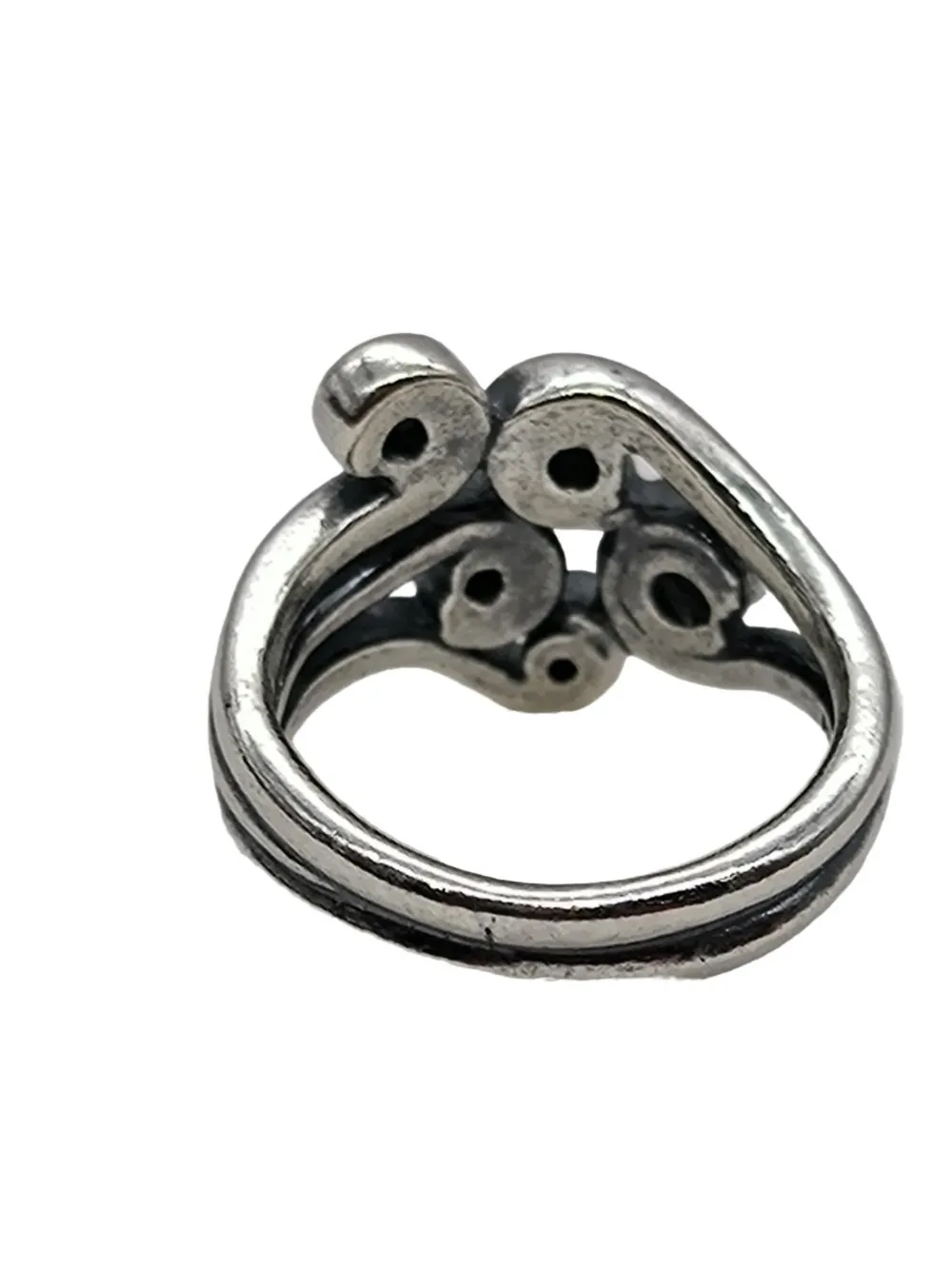 Ringe>Pandora Ring mit Zierstein Größe 50 silberfarben