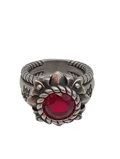 Ringe>Replay Ring mit Zierstein Größe 54 silberfarben