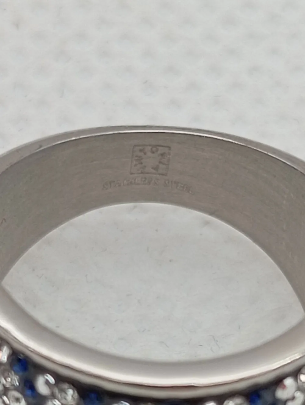 Ringe>Victoria Ring mit Zierstein Größe 53 silberfarben