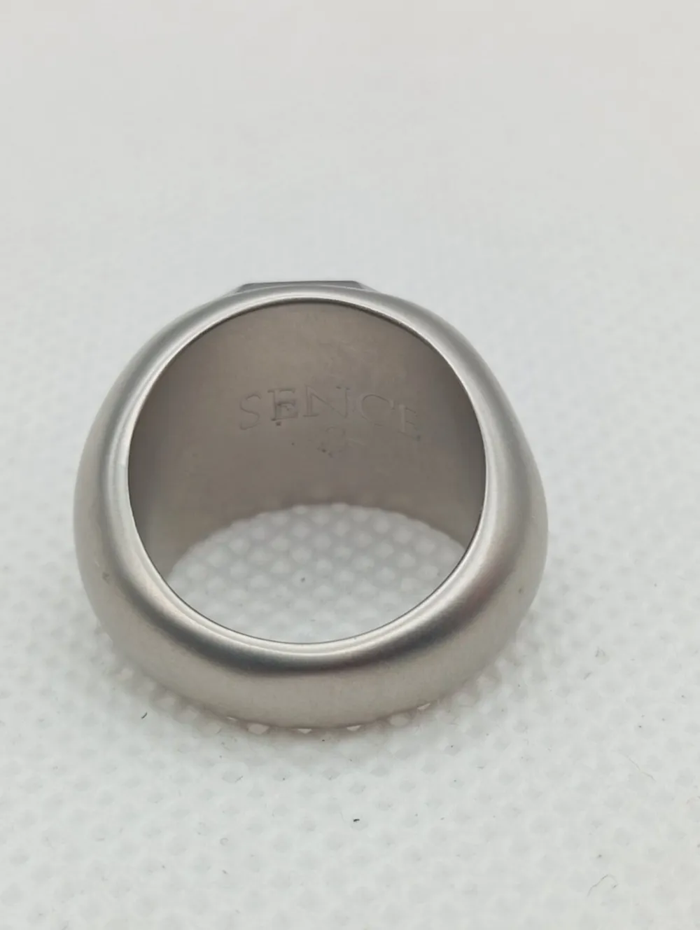 Ringe>Sence Ring mit Zierstein Größe 55 silberfarben