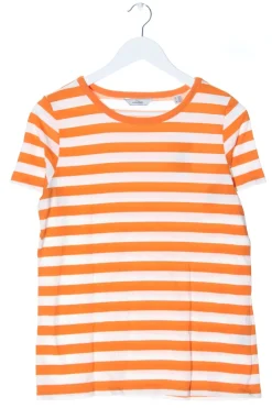 Shirts>Woman by Tchibo Ringelshirt Größe 36 hellorangeweiß