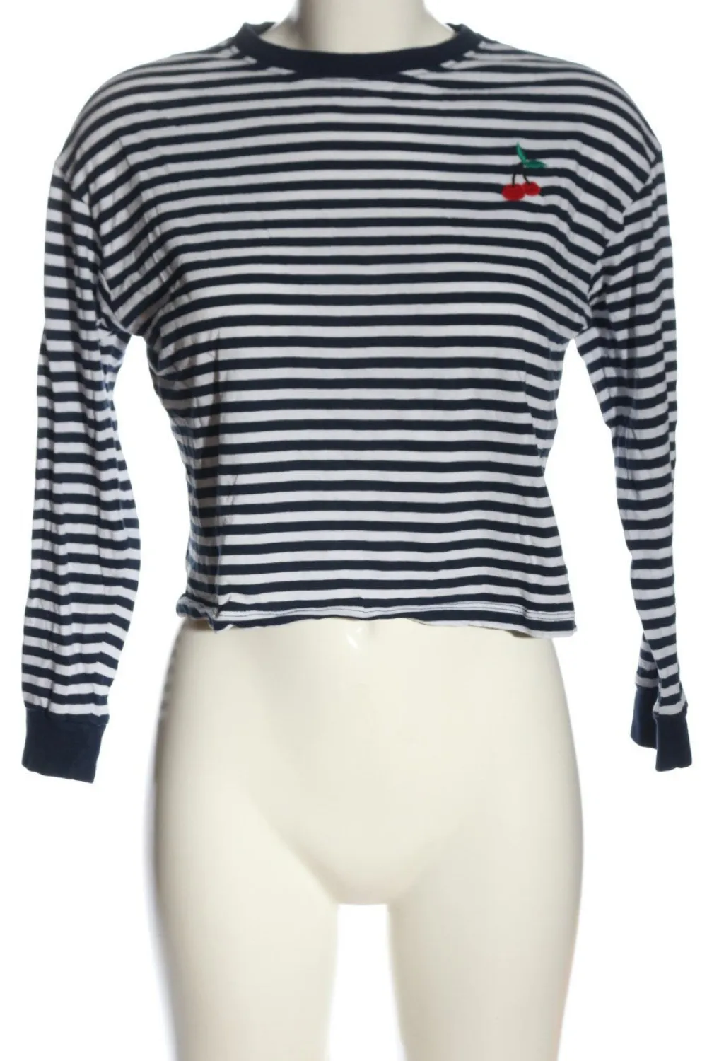 Shirts>H&M Divided Ringelshirt Größe 34 blauweiß