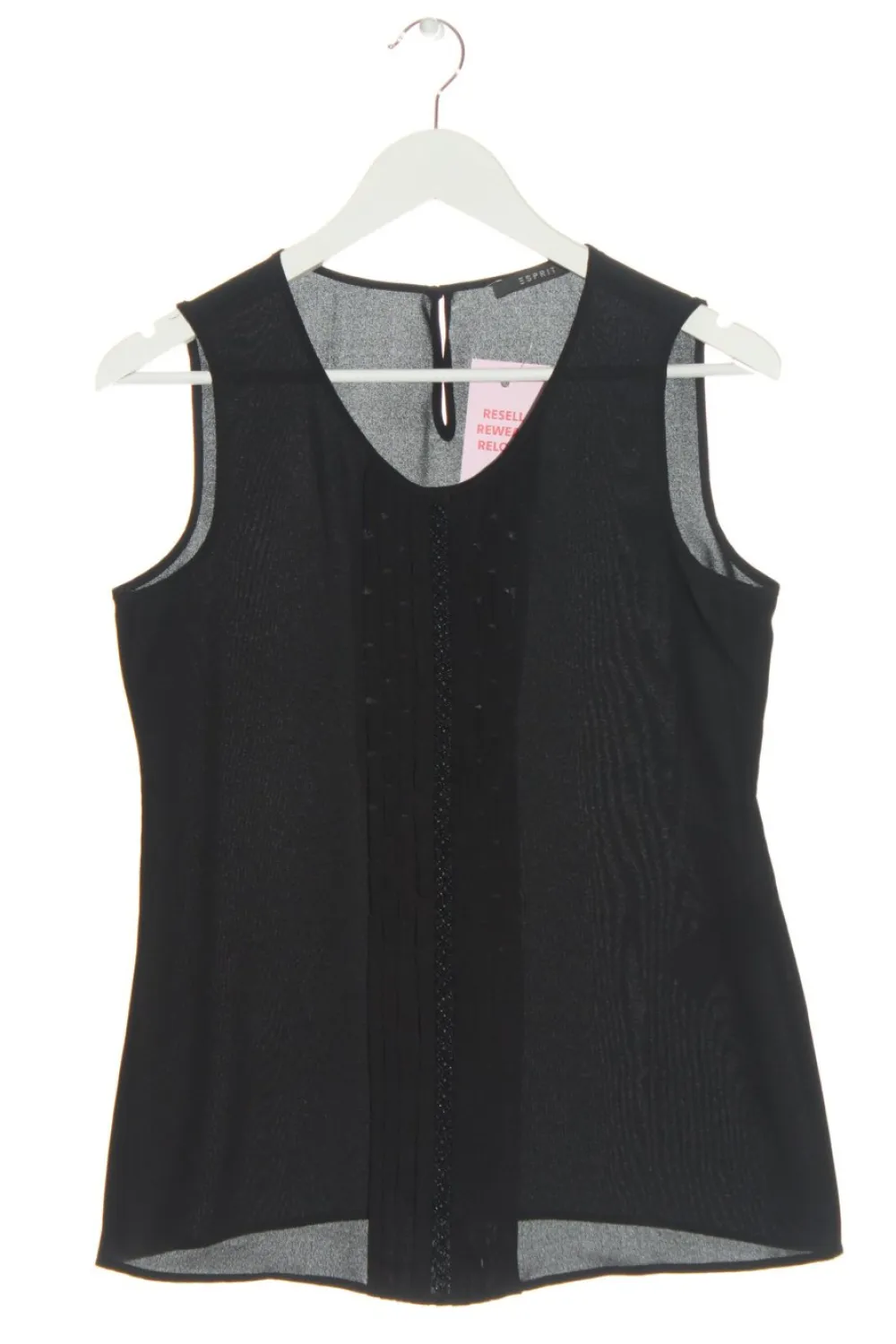 Blusen>Esprit ärmellose Bluse Größe 36 schwarz