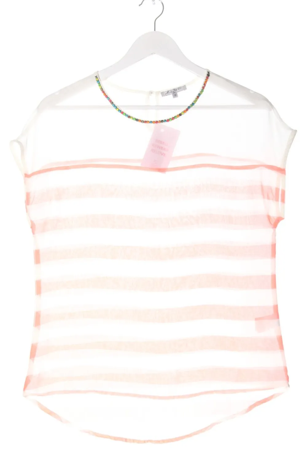 Blusen>Mudo ärmellose Bluse Größe 36 weißpink