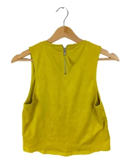 Blusen>Zara Trafaluc ärmellose Bluse Größe 36 blassgelb