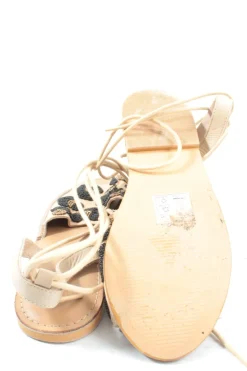 Sandalen>Asos Shoes Römer-Sandalen Größe 38 wollweißschwarz