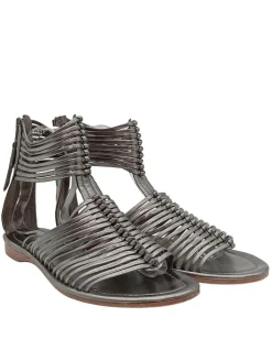 Sandalen>Apepazza Römer-Sandalen Größe 39 silberfarben