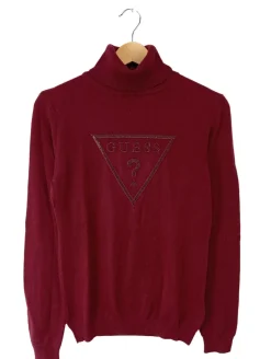 Pullover>Guess Rollkragenpullover Größe 40 rot