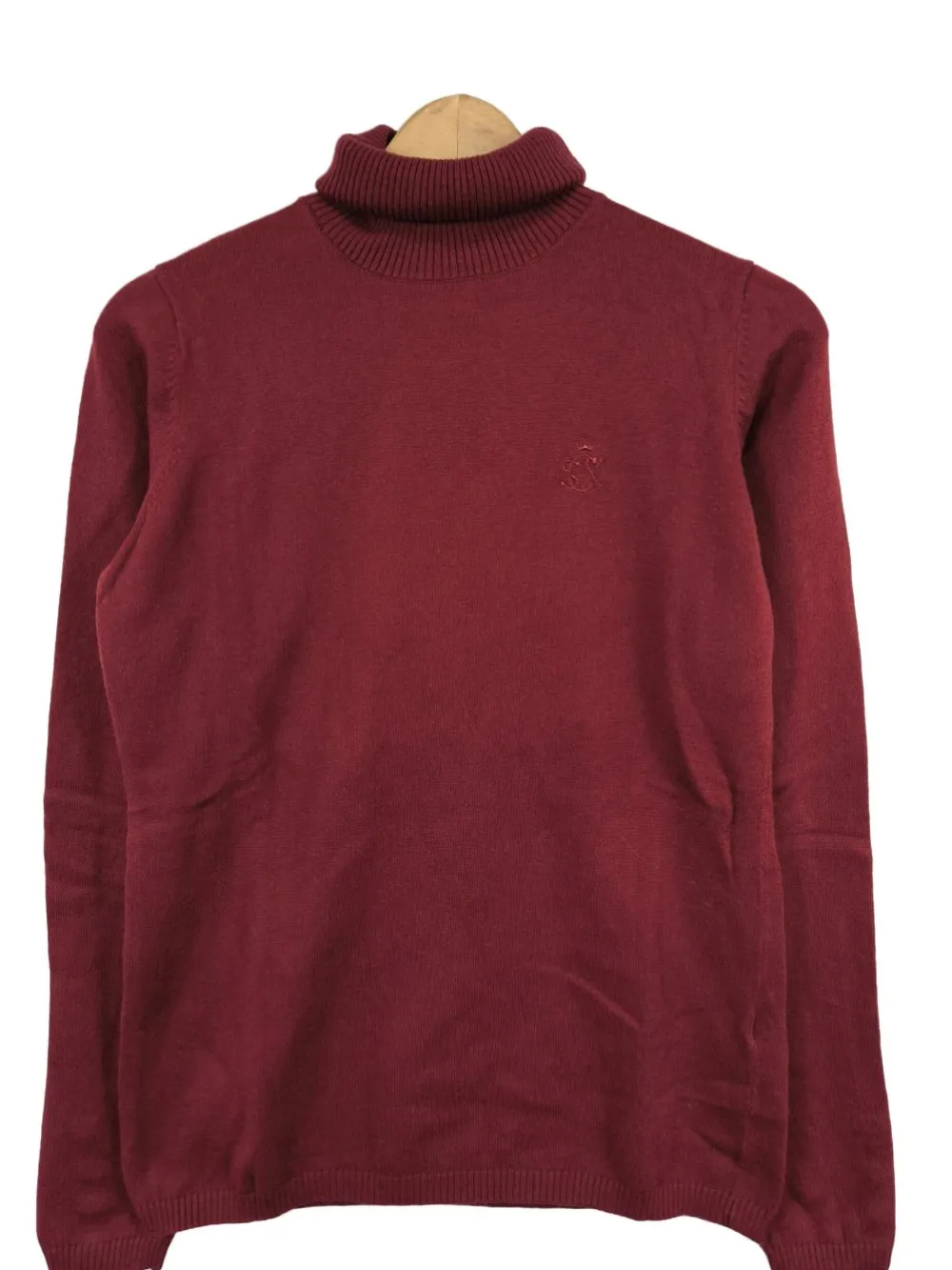 Pullover>Soccx Rollkragenpullover Größe 36 rot
