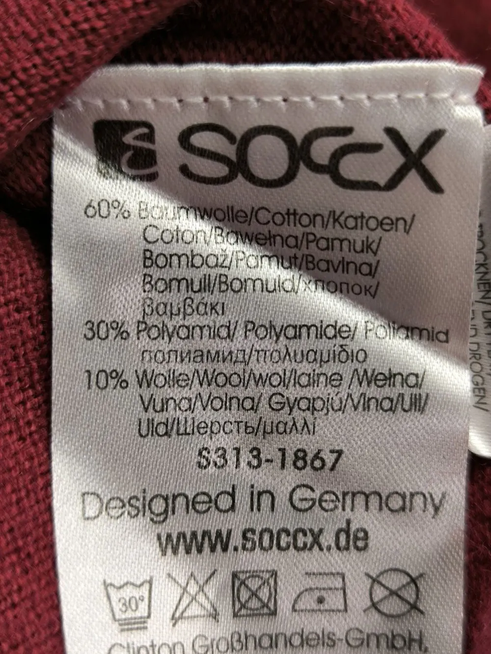 Pullover>Soccx Rollkragenpullover Größe 36 rot
