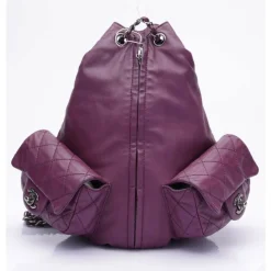 Rucksäcke>Chanel Rucksack lila