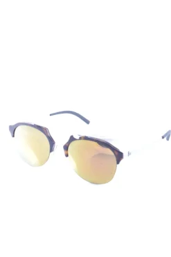 Sonnenbrillen> runde Sonnenbrille braundunkelbraun