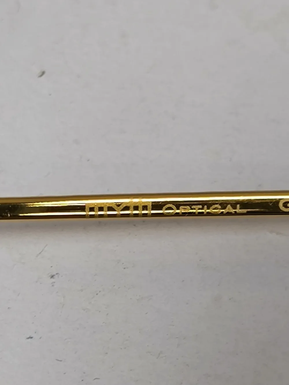 Sonnenbrillen>MYM runde Sonnenbrille goldfarben