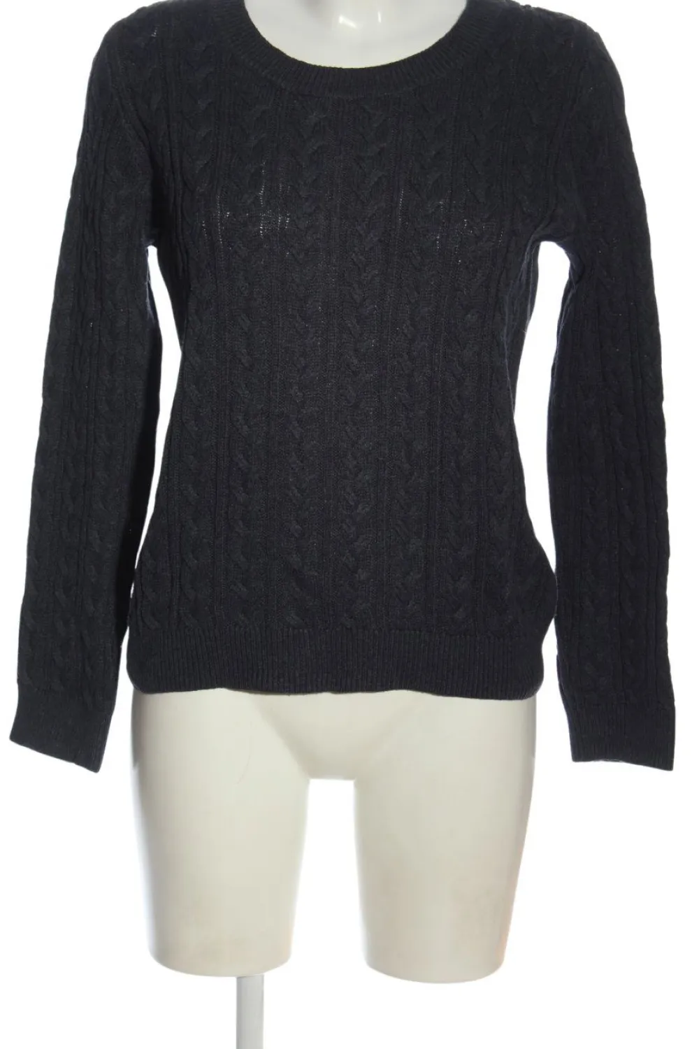 Pullover>H&M Rundhalspullover Größe 38 hellgrau