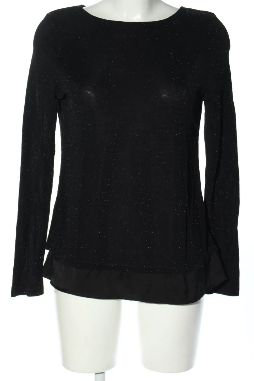 Pullover>Promod Rundhalspullover Größe 38 schwarz