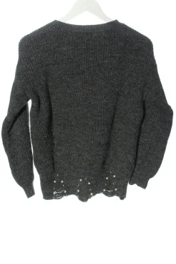 Pullover>F&P Rundhalspullover Größe 36 hellgrau