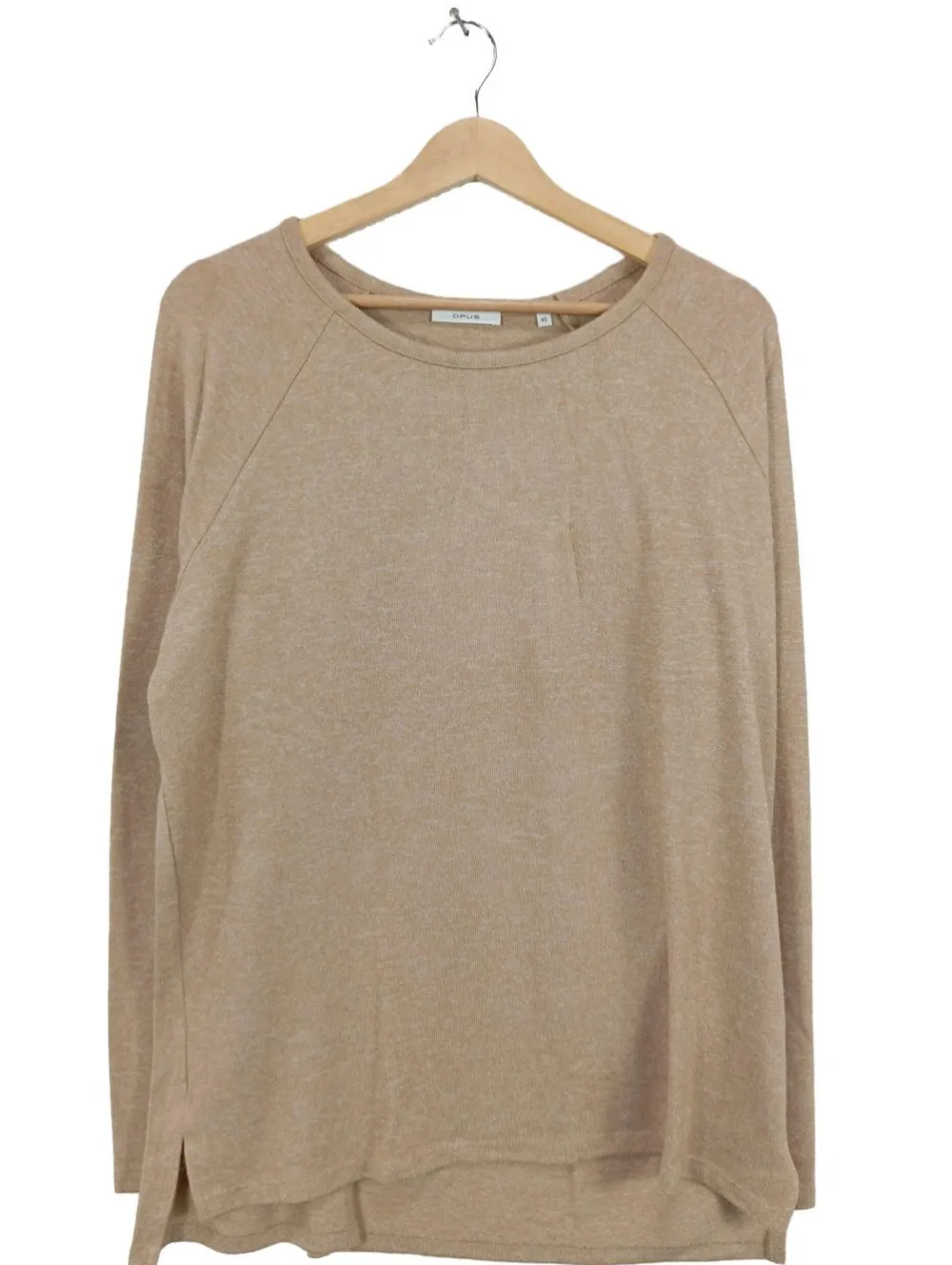 Pullover>Opus Rundhalspullover Größe 40 creme