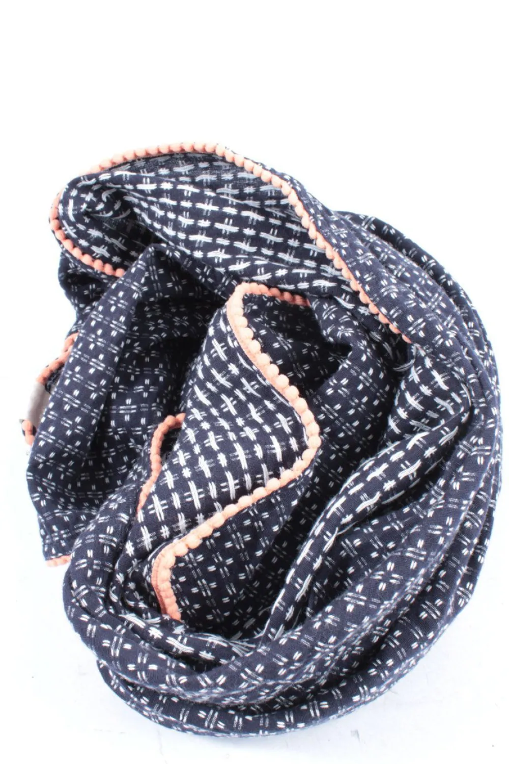 Schals>Nu00fcmph Rundschal schwarzweiß