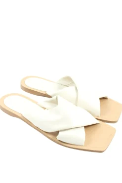 Pantoletten>Stradivarius Sabots Größe 39 wollweiß