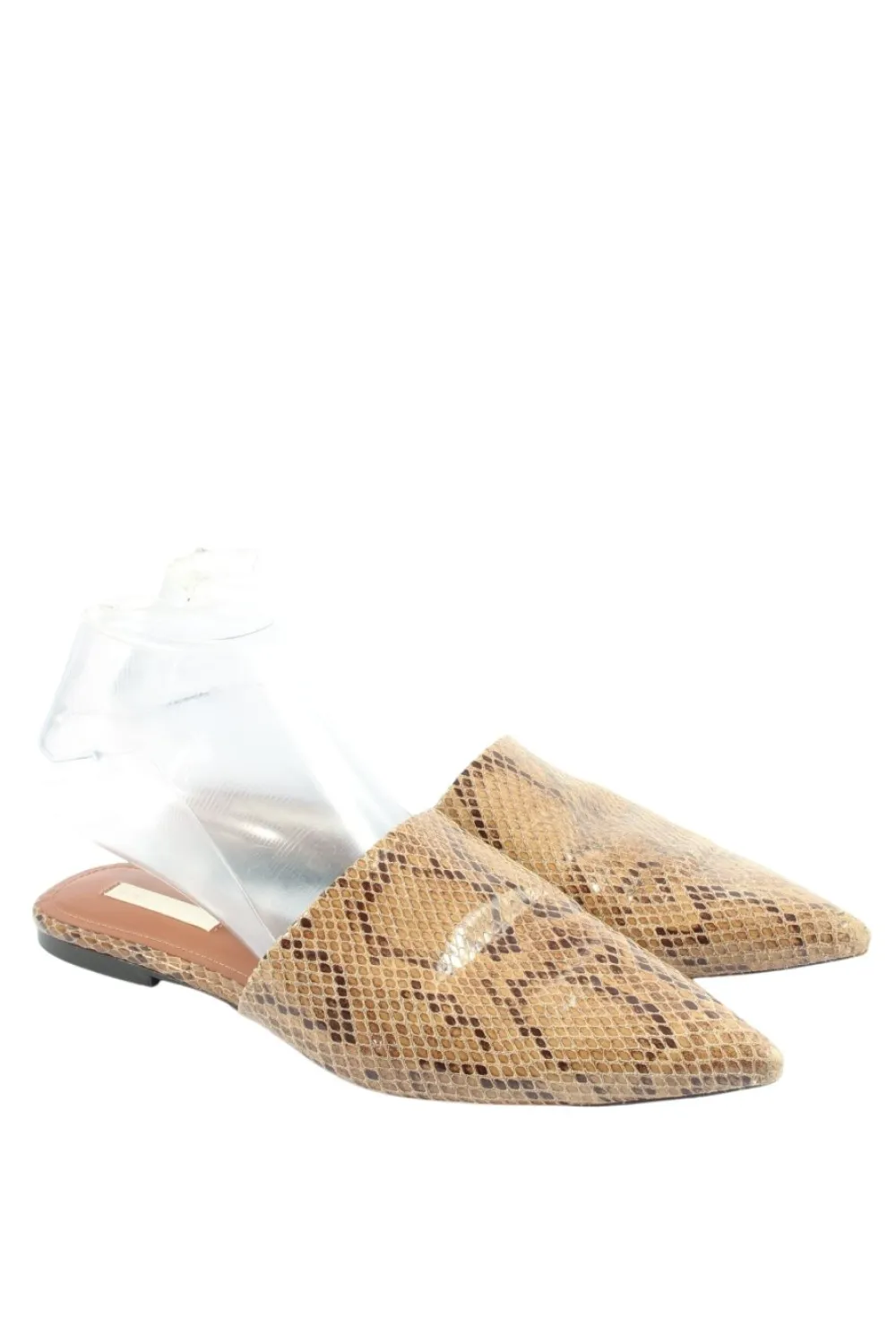 Pantoletten>H&M Sabots Größe 38 nudeschwarz