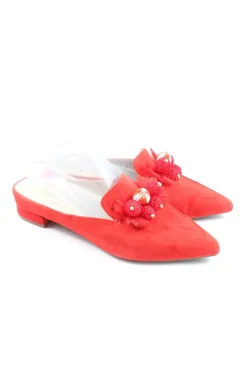 Pantoletten>Gerry Weber Sabots Größe 39 rot