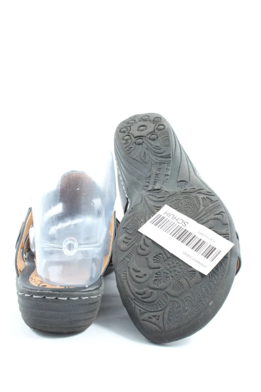 Pantoletten>wellness Sabots Größe 36 schwarz