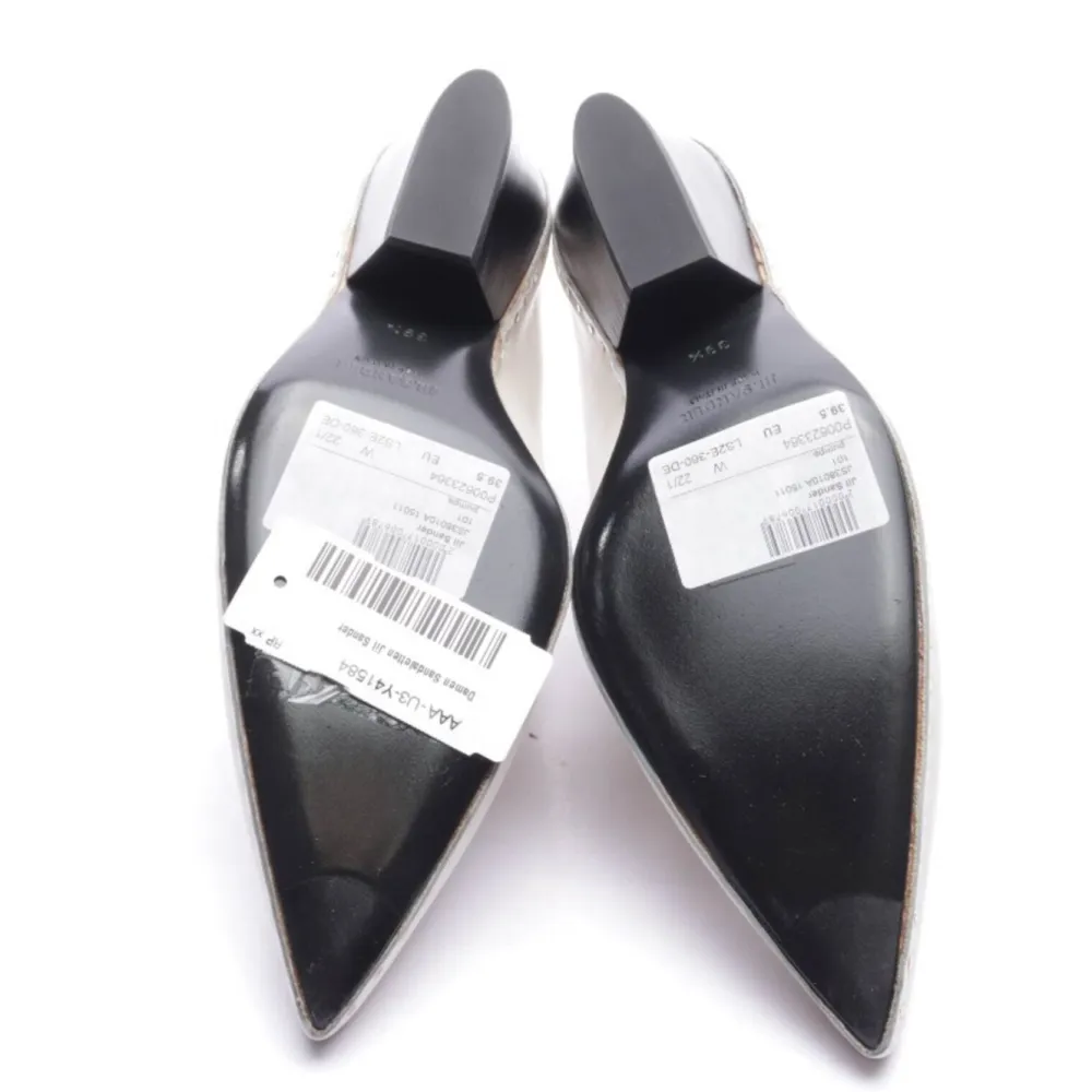 Sandaletten>Jil Sander Sandaletten Größe 39,5 weiß