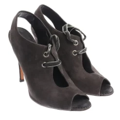 Sandaletten>Manolo Blahnik Sandaletten Größe 40 grau