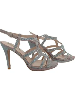 Sandaletten> Sandaletten Größe 40 silberfarben