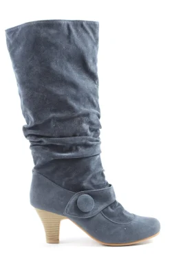 Stiefel>Just Woman Schaftstiefel Größe 36 blau