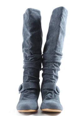 Stiefel>Just Woman Schaftstiefel Größe 36 blau