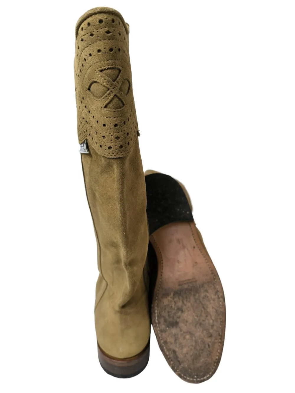 Stiefel>el estribo Schaftstiefel Größe 41 wollweiß