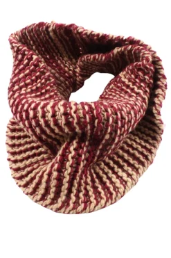 Schals>Gina Schlauchschal rotwollweiß