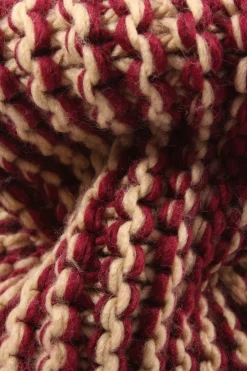 Schals>Gina Schlauchschal rotwollweiß