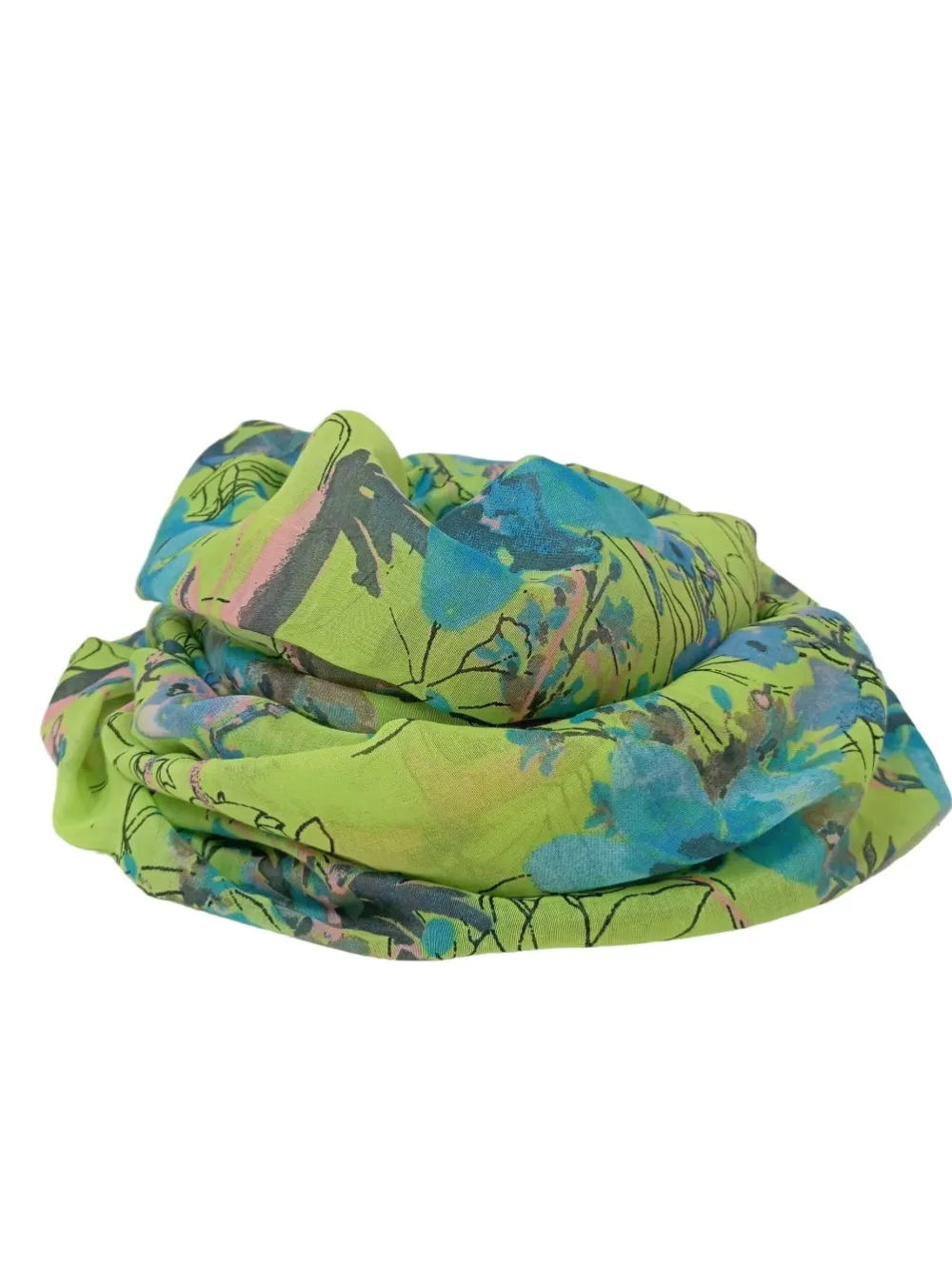 Schals>Pieces Schlauchschal grünblau