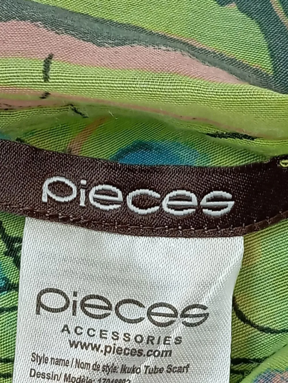 Schals>Pieces Schlauchschal grünblau