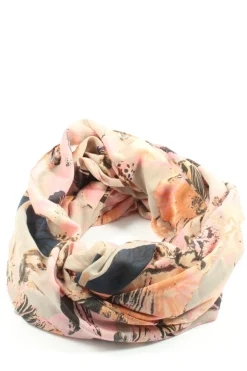 Schals>Pieces Schlauchschal cremehellorange