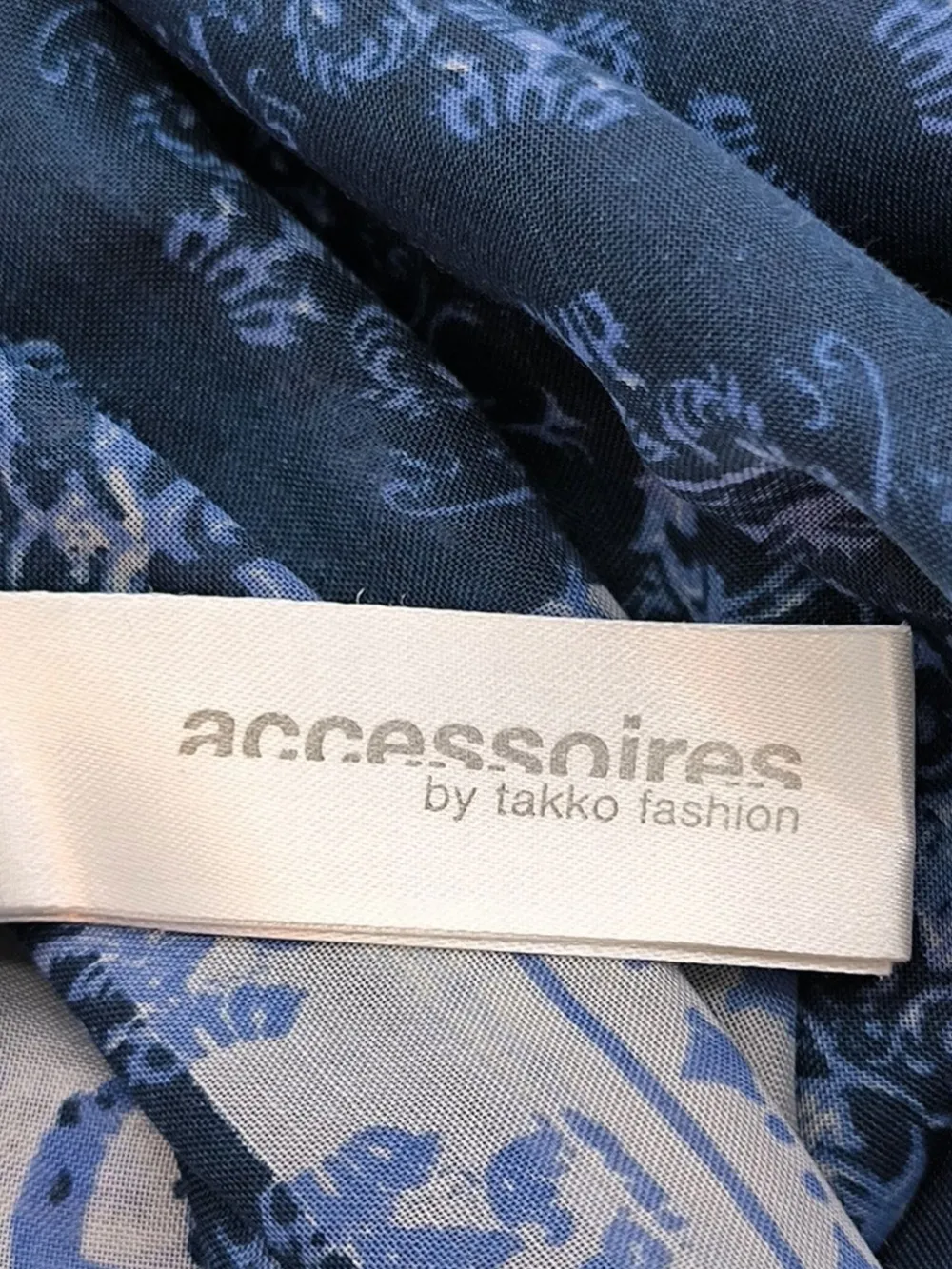 Schals>accessoires by takko fashion Schlauchschal blauwollweiß