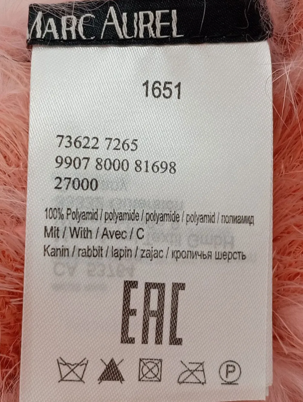 Schals>Marc Aurel Schlauchschal pink