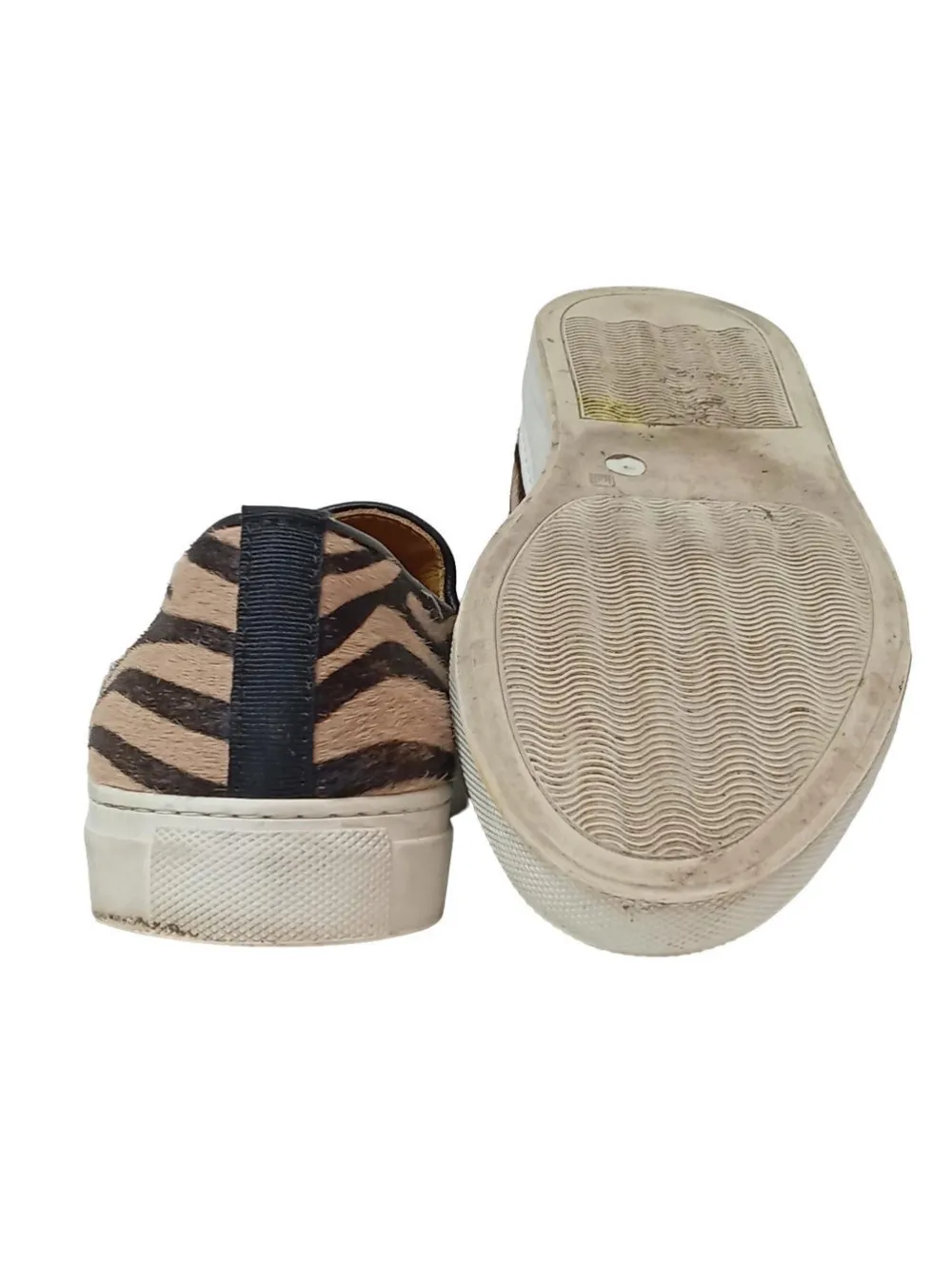 Halbschuhe>Prego Schlüpfschuhe Größe 36 braunwollweiß