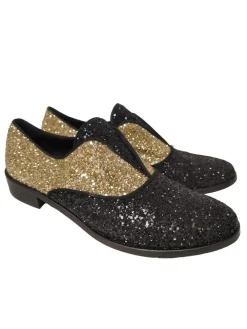 Halbschuhe>Tatoosh Schlüpfschuhe Größe 39 schwarzgoldfarben