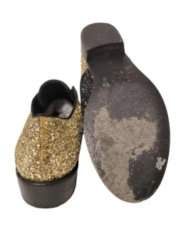 Halbschuhe>Tatoosh Schlüpfschuhe Größe 39 schwarzgoldfarben