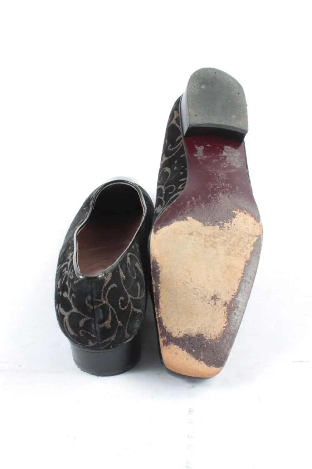 Halbschuhe>Platino Schlüpfschuhe Größe 38 schwarzwollweiß