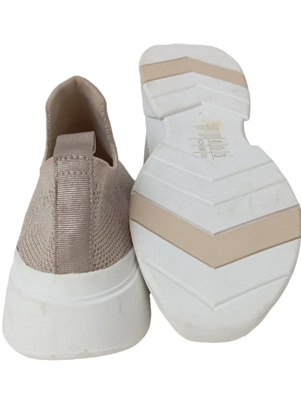 Sneaker>H&M Schlüpfsneaker Größe 38 creme