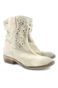 Stiefeletten>Viamaestra Schlüpf-Stiefeletten Größe 38 hellgrau