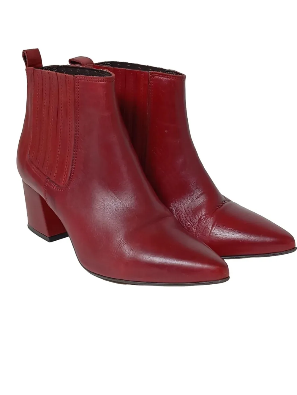 Stiefeletten>GKM Schlüpf-Stiefeletten Größe 38 rot