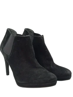 Stiefeletten>Hallhuber Schlüpf-Stiefeletten Größe 37 schwarz