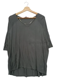 Blusen>Tom Tailor Denim Schlupf-Bluse Größe 38 hellgrau